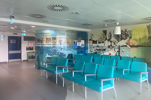Ambulatory Care Centre (Adults) reception area